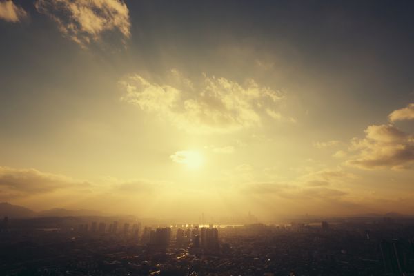 sunlight, sunset, city, Asia, landscape, sky