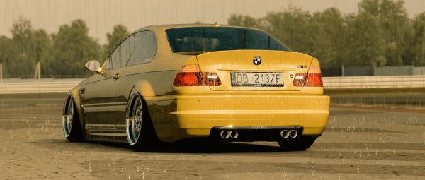 BMW,BMW M3,Assetto Corsa,BMW E46,PC игри,дъжд