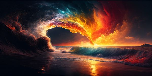 digital art,nature,waves,artwork