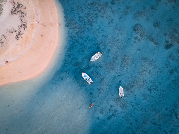 top view,nature,aerial view,sea,boat,blue