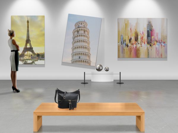 galleria d'arte,cornici per foto,borsa,Torre Eiffel,costruzione,immagini