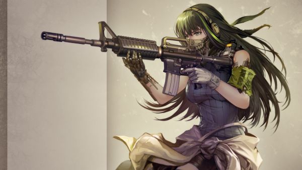 fete anime,anime girls with guns