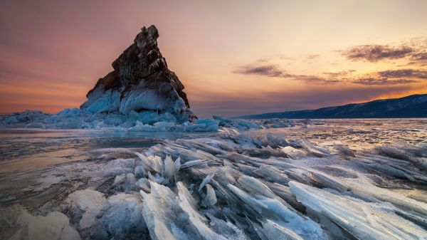 montañas,Rocas,hielo,Nubes,naturaleza,paisaje