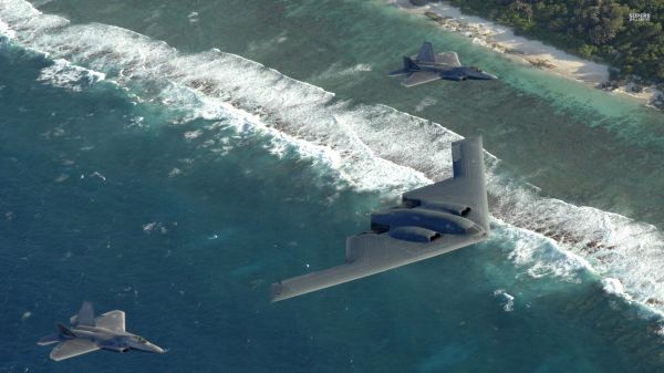 militaire,avion,Lockheed Martin F 22 Raptor,Northrop Grumman B 2 Spirit