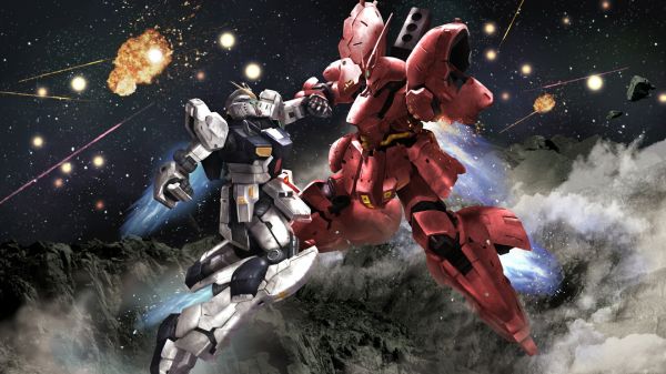 Anime,Mechs,Gundam,Traje móvil,Traje móvil Gundam Char contraataque,Super Robot Wars