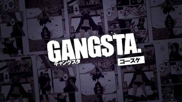 zwart, monochroom, Gangsta, manga, merk, KUNST