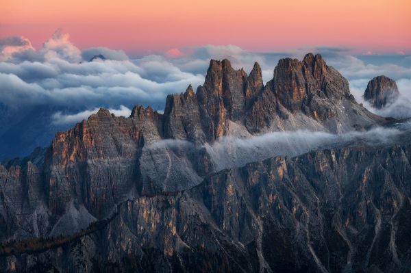 fotografia,natura,tramonto,vista aerea,Passo di montagna,montagne