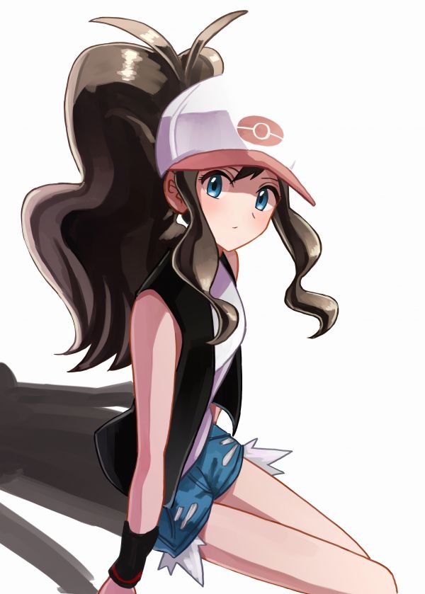 อะนิเมะ,สาวอะนิเมะ,โปเกมอน,Hilda pokemon,ผมยาว,หางม้า