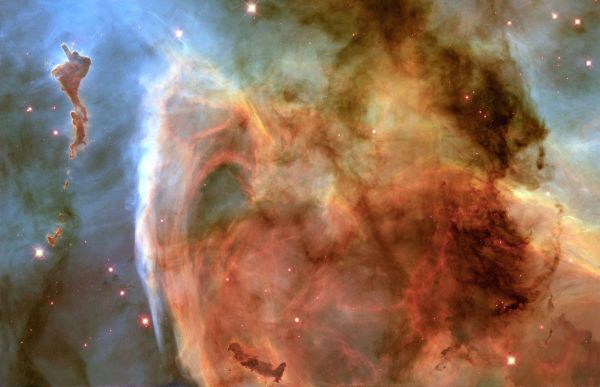 NASA, rymden, stjärnor, nebulosa, färgrik, atmosfär