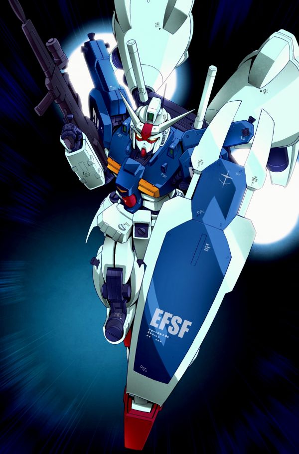 Mobile Suit Gundam 0083 Stardust Memory,anime,mechs,Gundam,GP01 Gundam Zephyranthes Full Burnern,Super Robot Wars