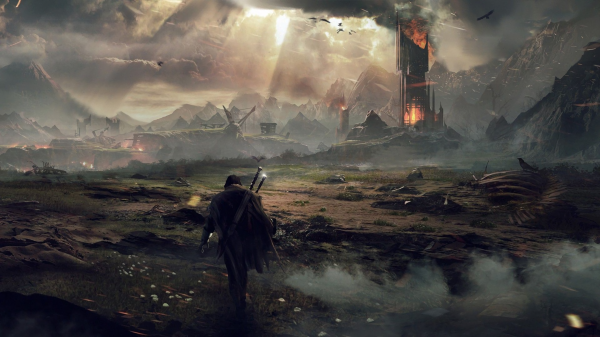 Middle earth, Shadow of Mordor, video games, fantasy art, The Lord of the Rings, Looking into the distance