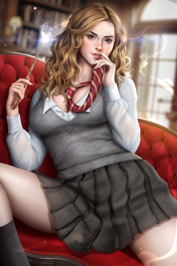 ตัวละคร,งานศิลปะ,ภาพวาด,Hermione Granger,แฮร์รี่พอตเตอร์,2D