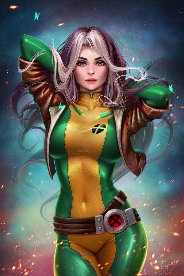 Rogue X men,x Men,Marvel Comics,ženy,tulák,superheroines