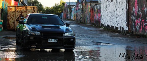 mobil, Nissan Skyline R34, kendaraan, kaki langit, Nissan, Nissan Skyline GT R R34