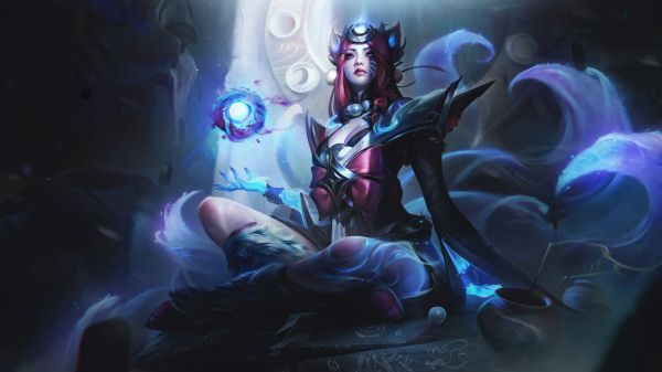 League of Legends,digital konst,Riot Games,GZG,Snow Moon League of Legends,Snow Moon