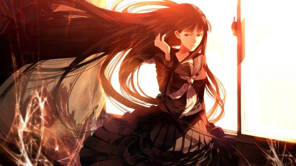 1920x1080 px,anime,anime girls,uniforme scolastica,Tasogare Otome x Amnesia