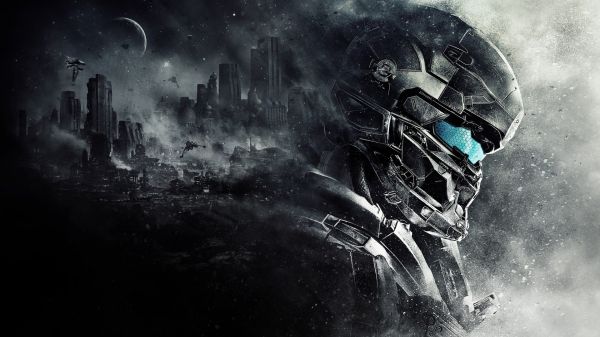 1920x1080 px,Halo,Halo 5,schild,concept kunst,Master Chief