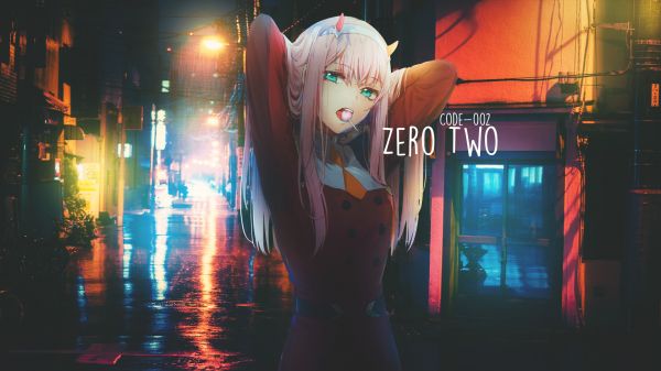 Darling in the FranXX,Anime Mädchen,ZeroTwo 02,Anime