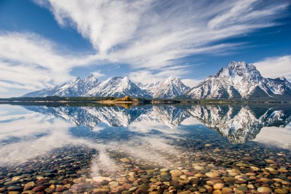 Grand Teton Nemzeti Park,tájkép,1920x1280 px,felhők,tó,hegy