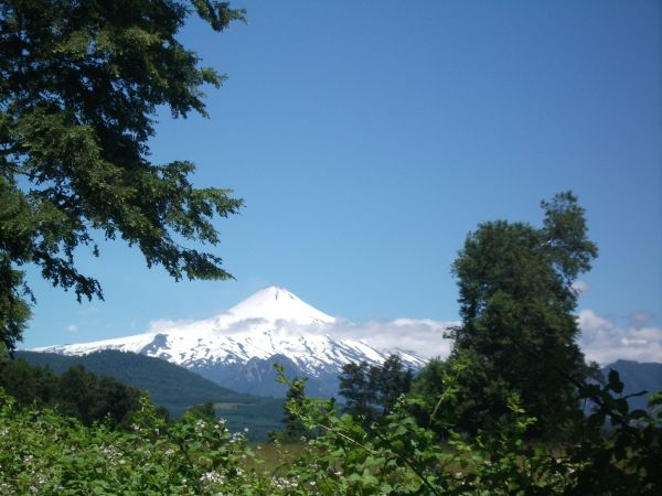 pemandangan,alam,hijau,bukit,salju,gunung berapi