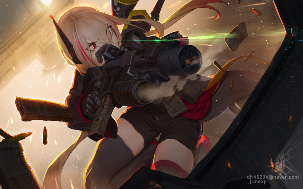 videospill,anime jenter,anime,M4,jenter Frontline,blond