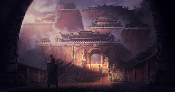 雰囲気,世界,建築,雲,空,寺院