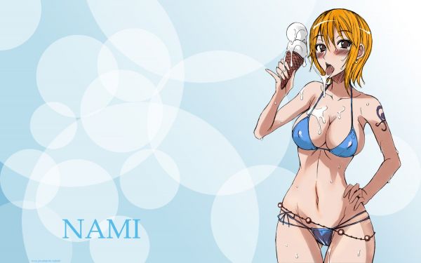 ilustrare,anime,desen animat,bikini,O bucată,Nami