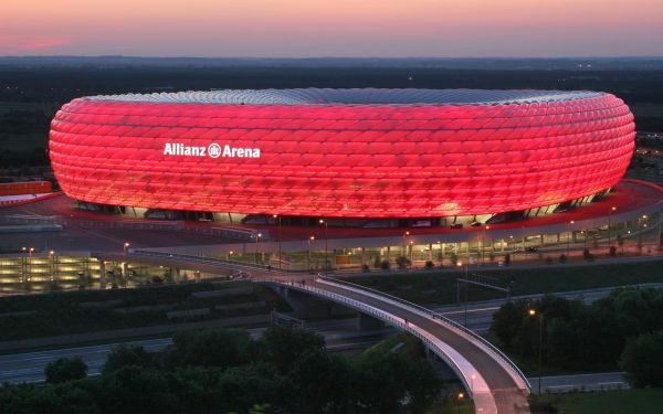 Alemanha,Munique,arena,noite,estádio,estrutura