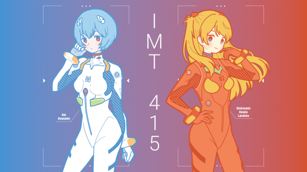 Neon Genesis Evangelion,Digital kunst,Ayanami Rei,fan kunst,Asuka Langley Soryu,farverig