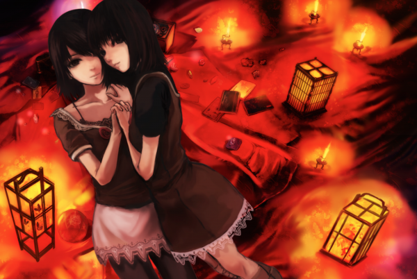 аниме,anime games,Аниме девушки,Fatal Frame,Project Zero II Crimson Butterfly,Amakura Mio