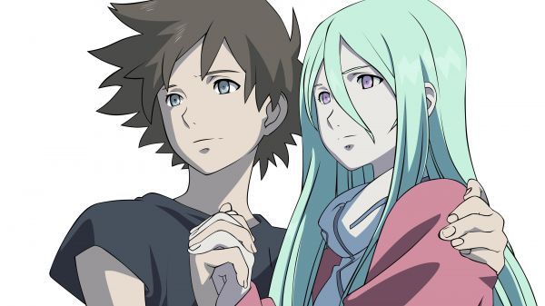 чертеж, илюстрация, аниме, карикатура, момче, Eureka Seven