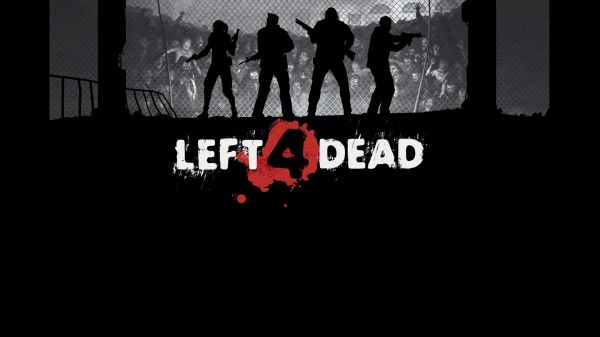 teks,merek,Left 4 Dead,pagar,poster,kegelapan