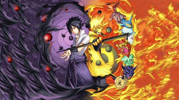 Illustration,Animejungen,Manga,Feuer,Naruto Shippuuden,Sharingan