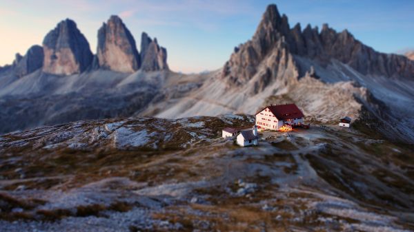 1920x1080 px,Montanhas Dolomitas,Itália,panorama,montanhas,construção