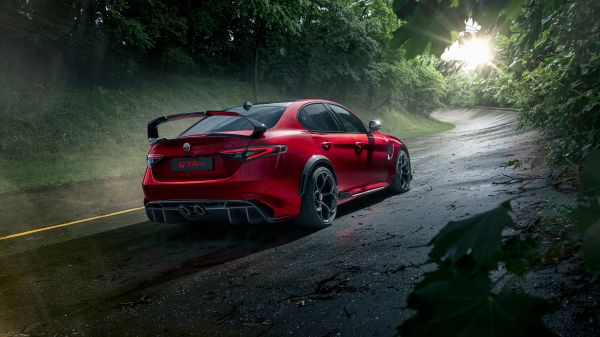 Alfa Romeo Giulia,Alfa Romeo,coche,vehículo,coche deportivo,Coches rojos