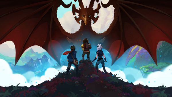 The Dragon Prince,drak,skřítek,Rayla,Callum,Ezran