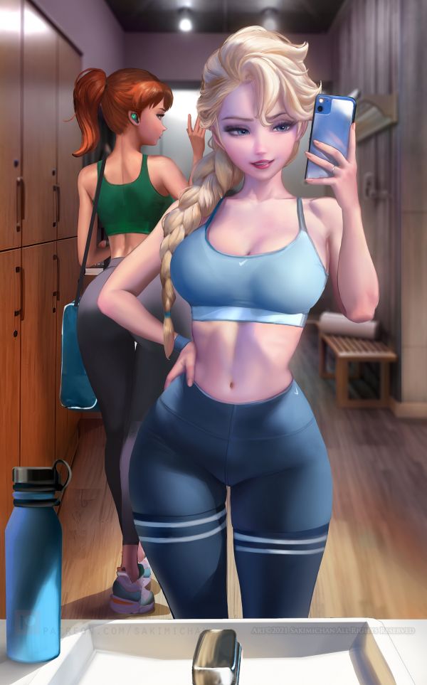 Elsa,Phim đông lạnh,Công chúa Anna,Tác phẩm nghệ thuật,Bản vẽ,fanart