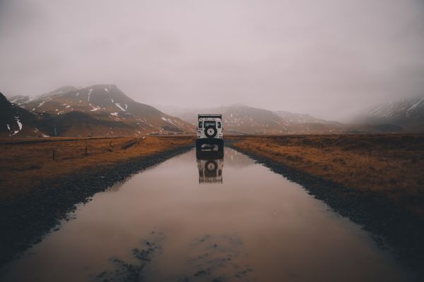 日光,風景,海,水,丘,湖