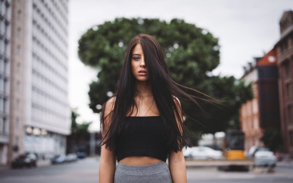 face, women outdoors, women, model, portrait, trees