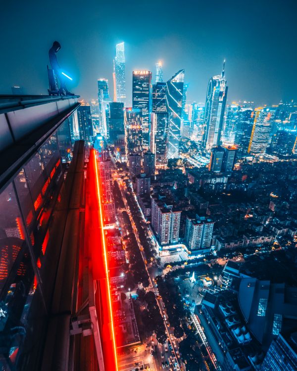 Simon Zhu,guangzhou,China,night,urban,cityscape