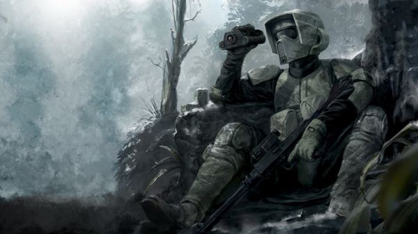 1920x1080 px,Fernglas,Wald,Gewehr,Scout trooper,Pfadfinder