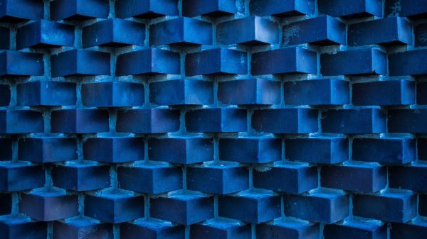 photography,blue,bricks,architecture,structure,minimalism