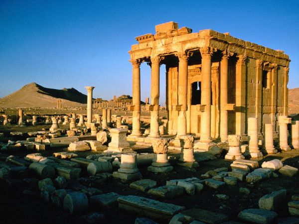 temple,column,Syria,ruins,palace,landmark