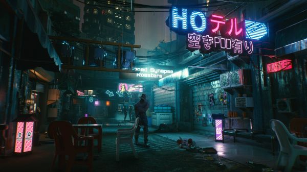 hotel cyberpunk,cybepunk map,CGI,videójátékok,japán,Video Game Art