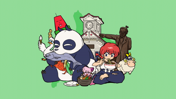 Anime girls,Ranma,Ranma Saotome,Mousse Ranma,P Chan Ranma,Saotome Genma Ranma