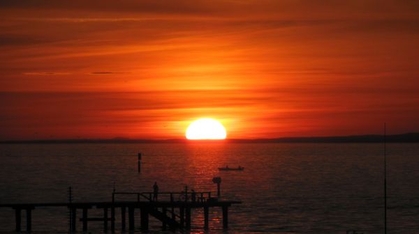 mar,lago,luz de sol,puesta de sol,amanecer,noche