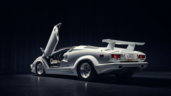 Lamborghini Countach,Countach 25th Anniversary,λευκά αυτοκίνητα,φωτογραφία