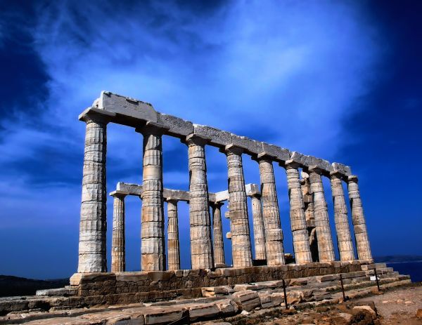 temple,ancient,building,sky,history,column