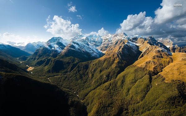 céu,panorama,montanhas,Colina,natureza,vale