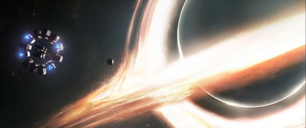 espacio, Película interestelar, agujeros negros, ligero, universo, captura de pantalla